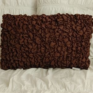 Martha Stewart . Dark brown throw pillow